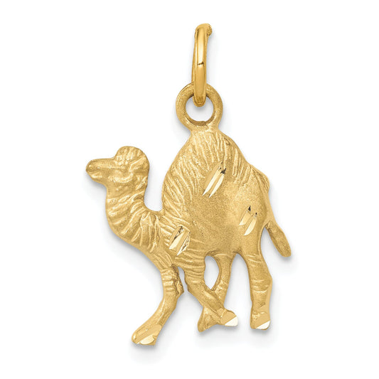 14K Gold Camel Charm