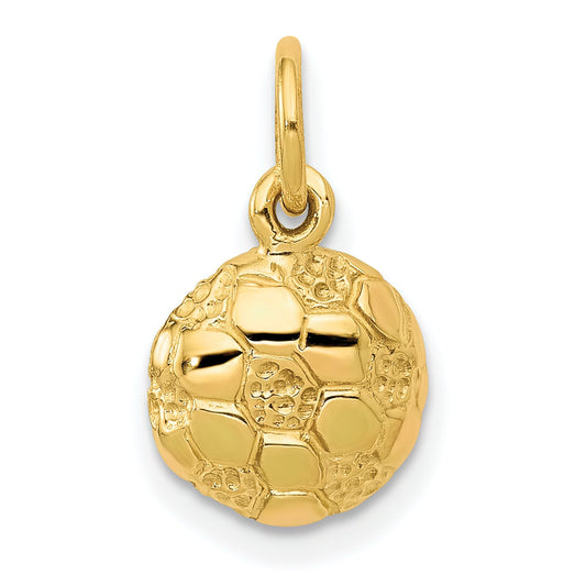 14K Gold Soccer Ball Charm