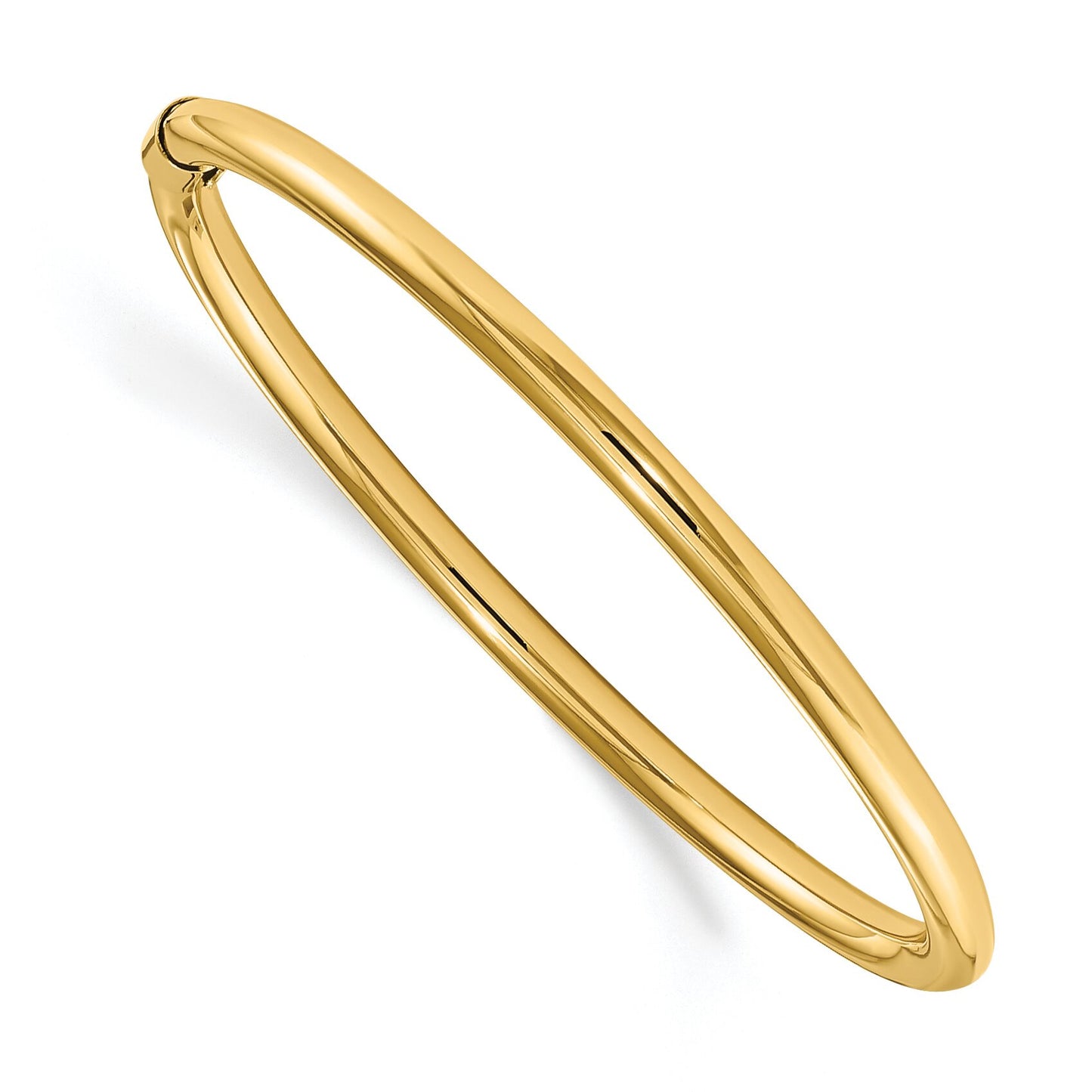 14K Gold Slip On Children's Bangle Bracelet 2.5mm