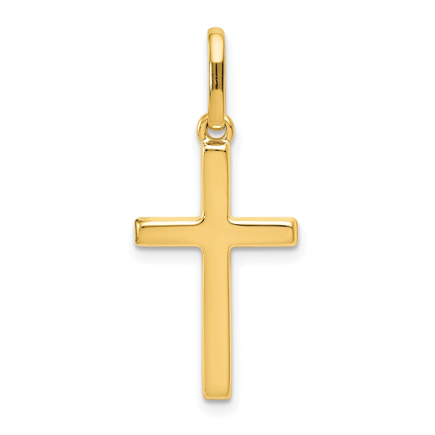5 14K Yellow Gold Cross Pendant Charms