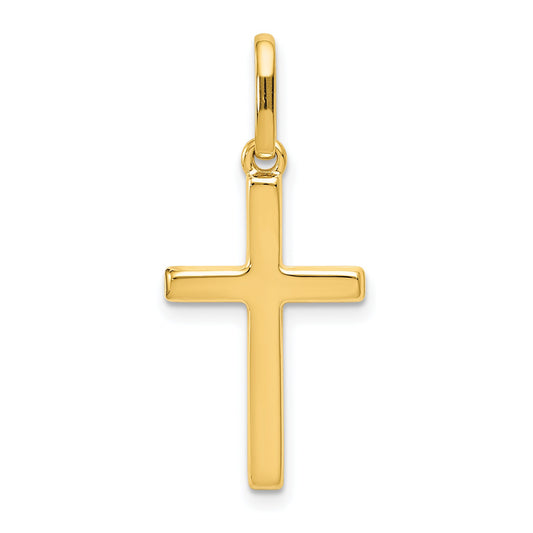 5 14K Yellow Gold Cross Pendant Charms
