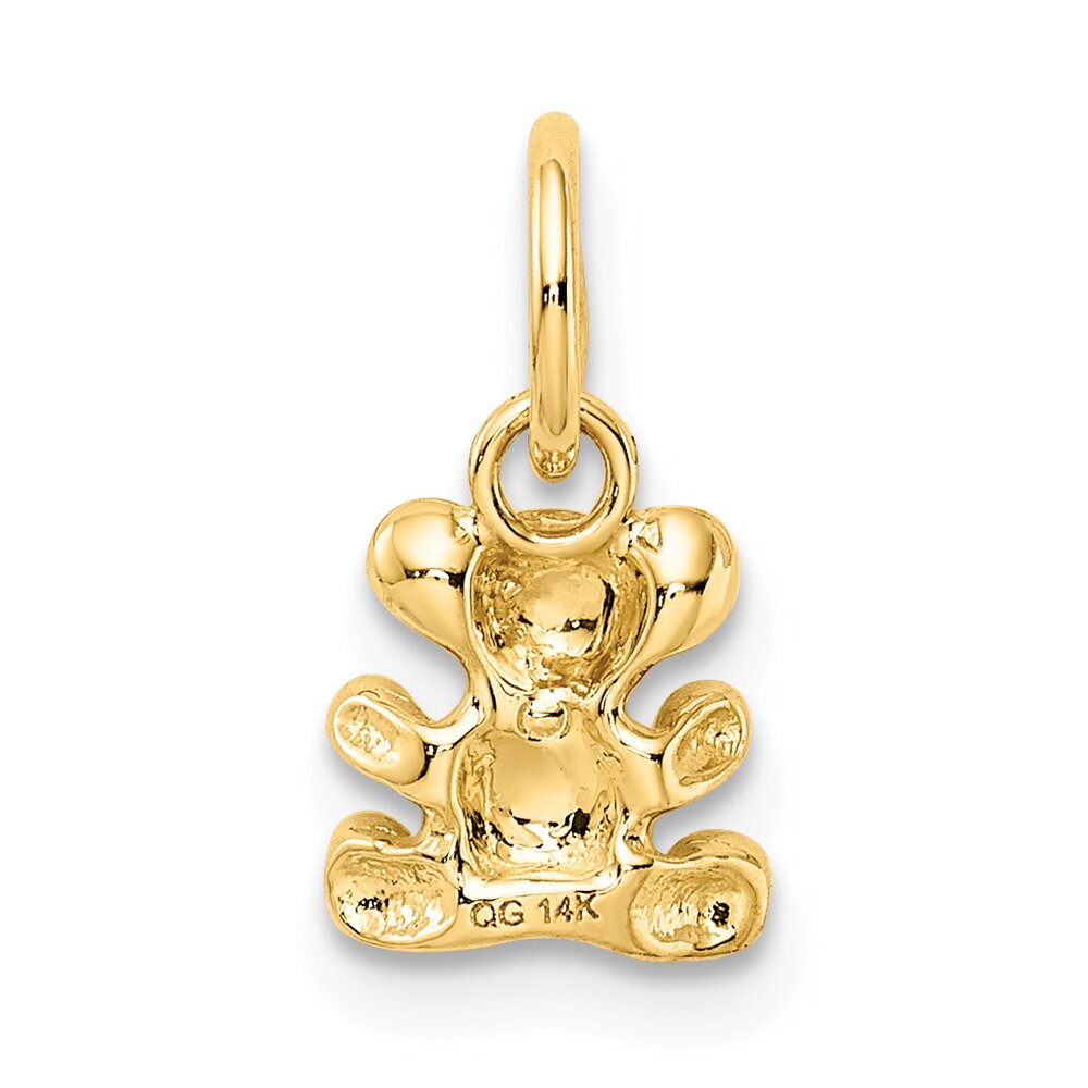 14K Gold Teddy Bear Charm