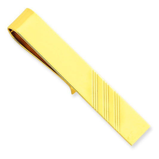 14K Gold Tie Bar