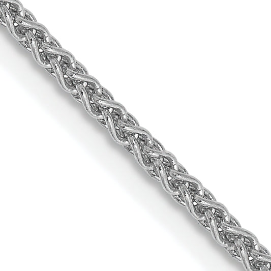 14K White Gold 1.65mm Spiga Chain