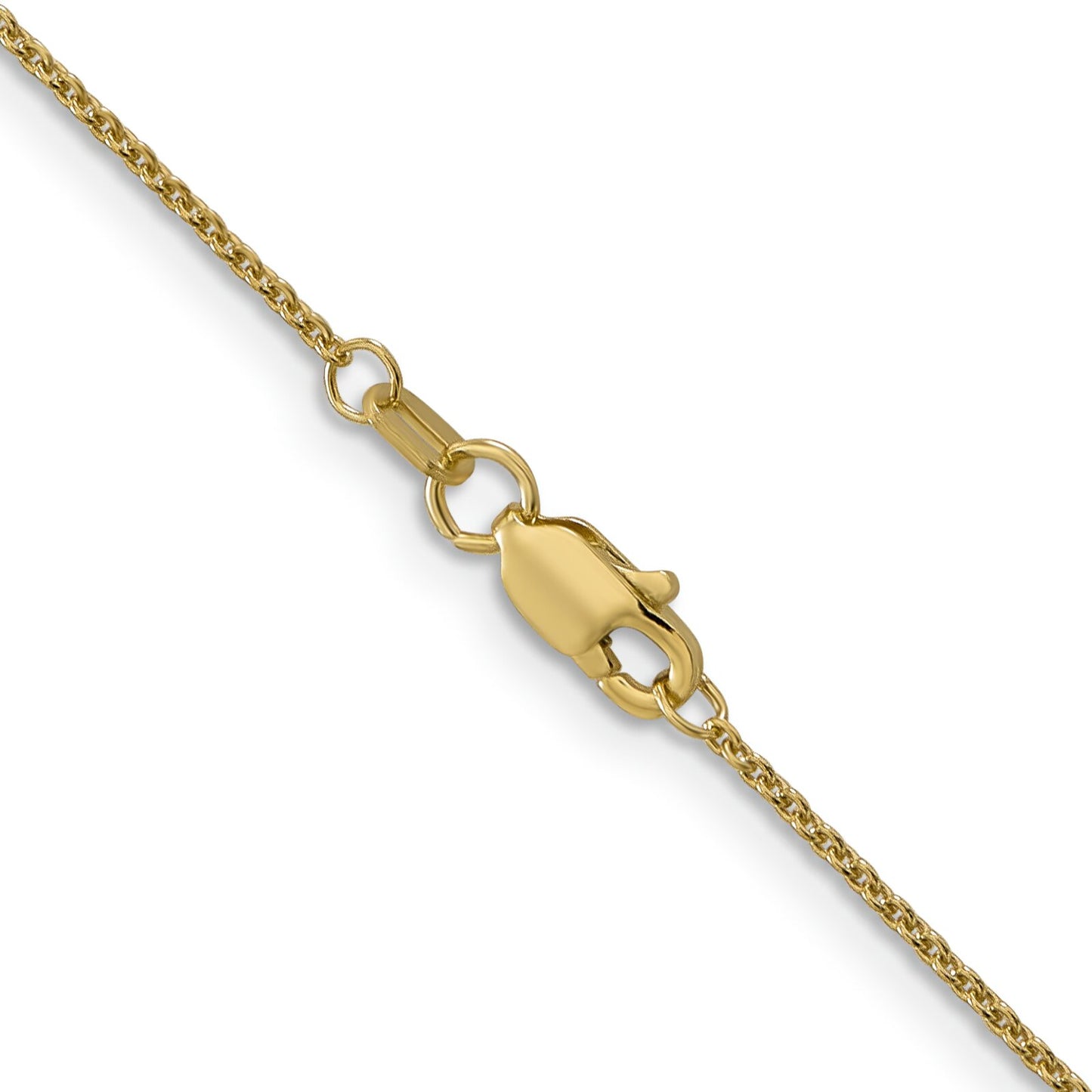 14K Gold 1mm Cable Chain