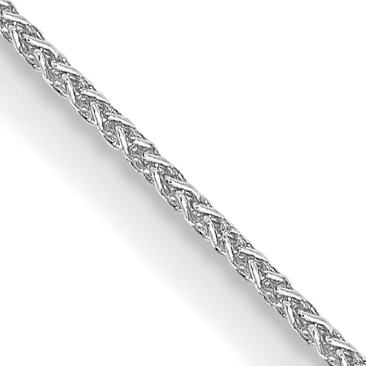 14K White Gold 1mm Spiga Chain