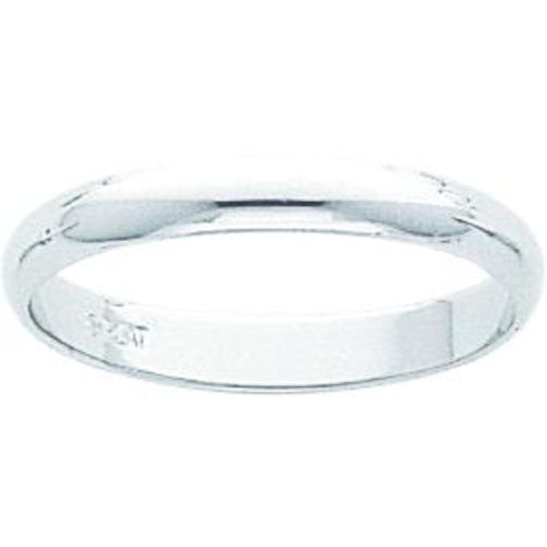 Platinum Round Wedding Band