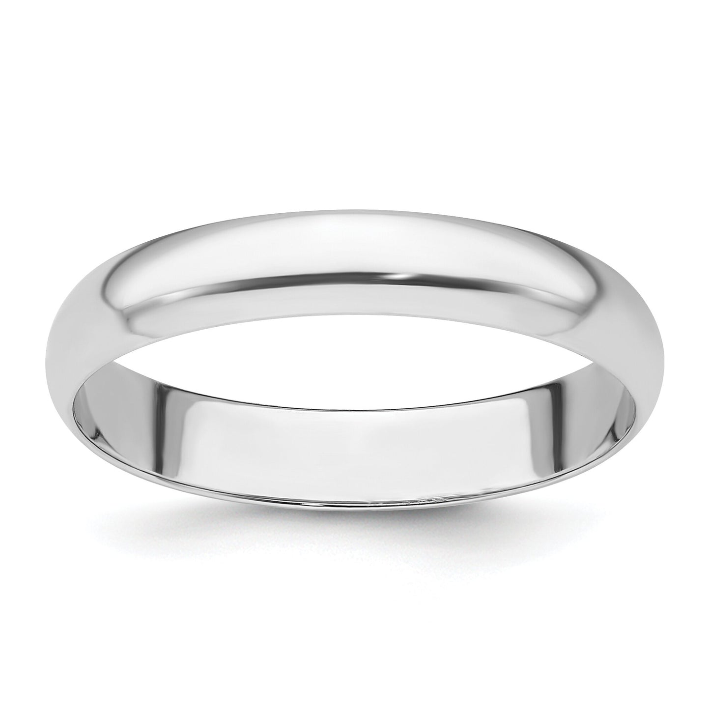Platinum Round Wedding Band