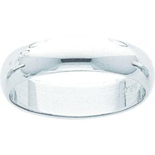 Platinum Round Wedding Band