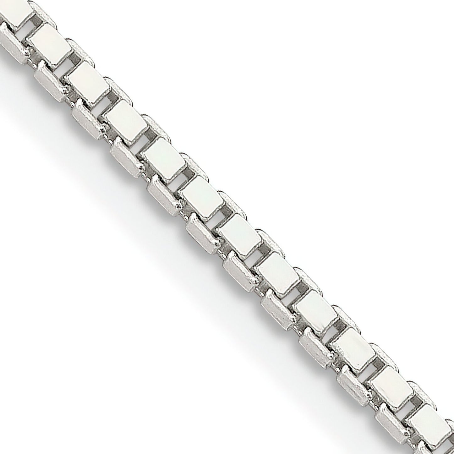 Sterling Silver Box Link Bracelet