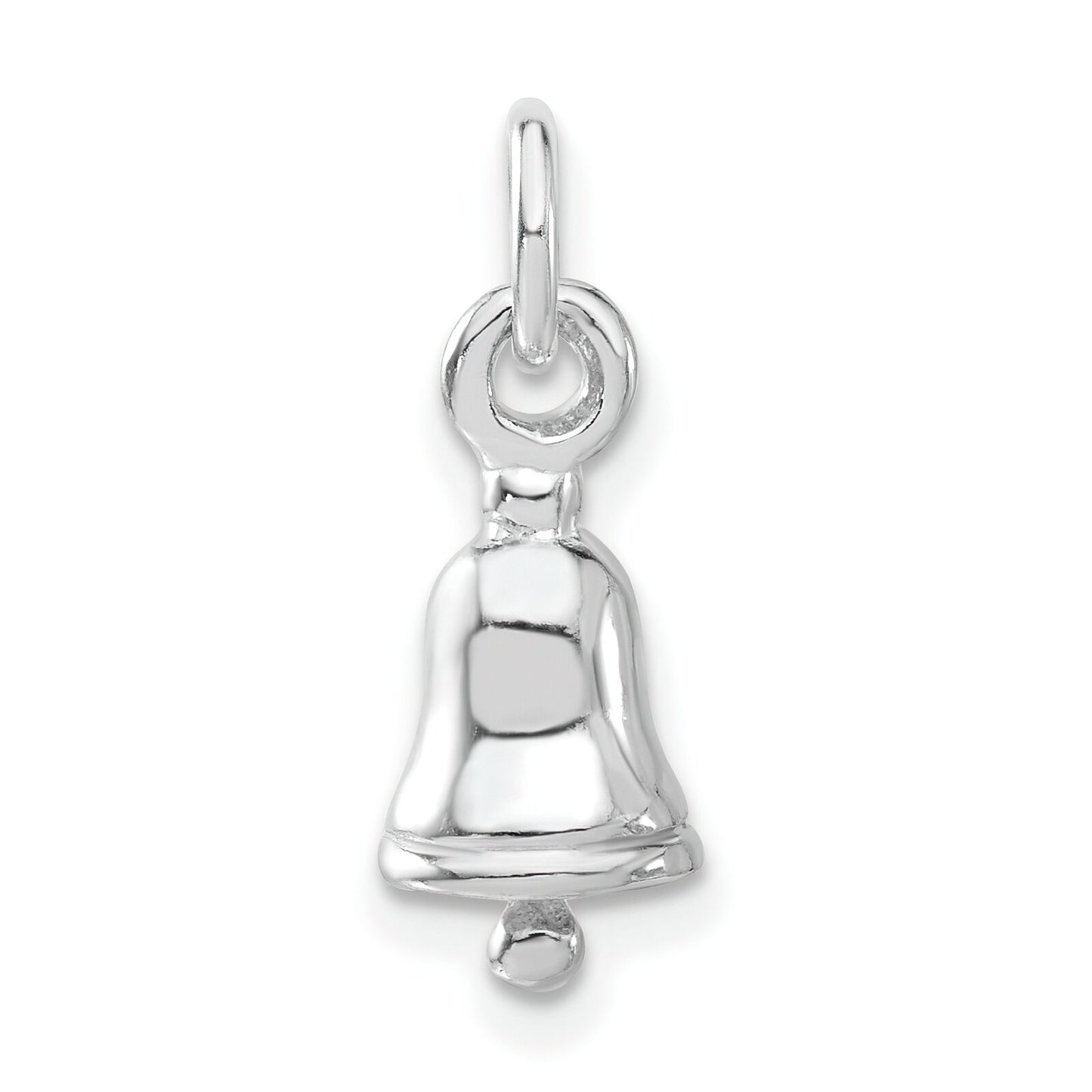 Sterling Silver Bell Charm & 18" Chain