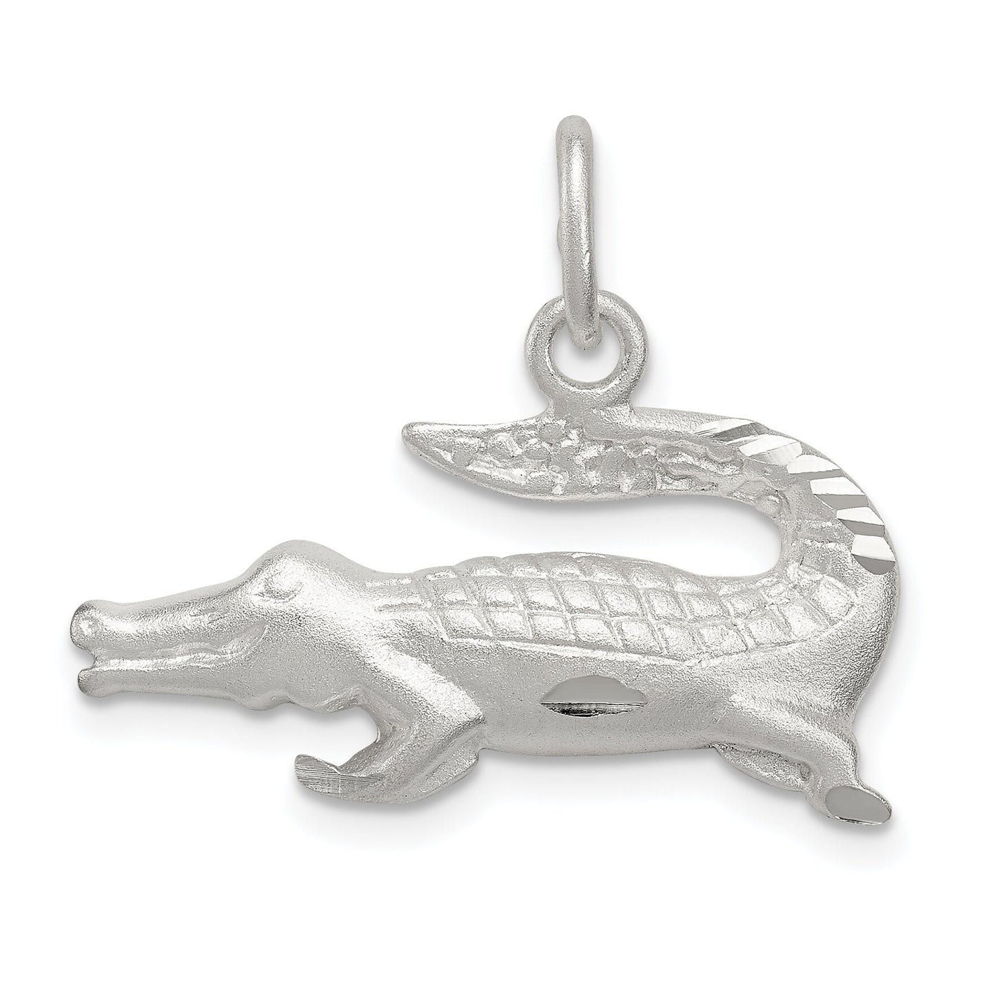 Sterling Silver Alligator Charm