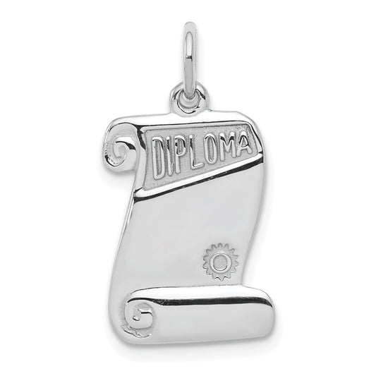 Sterling Silver Diploma Charm