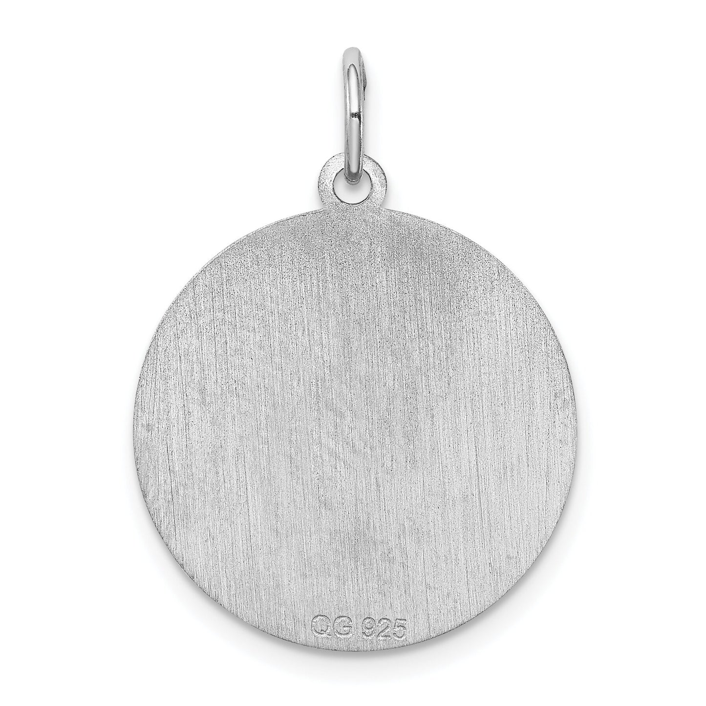 Sterling Silver Schipperke Disc Charm