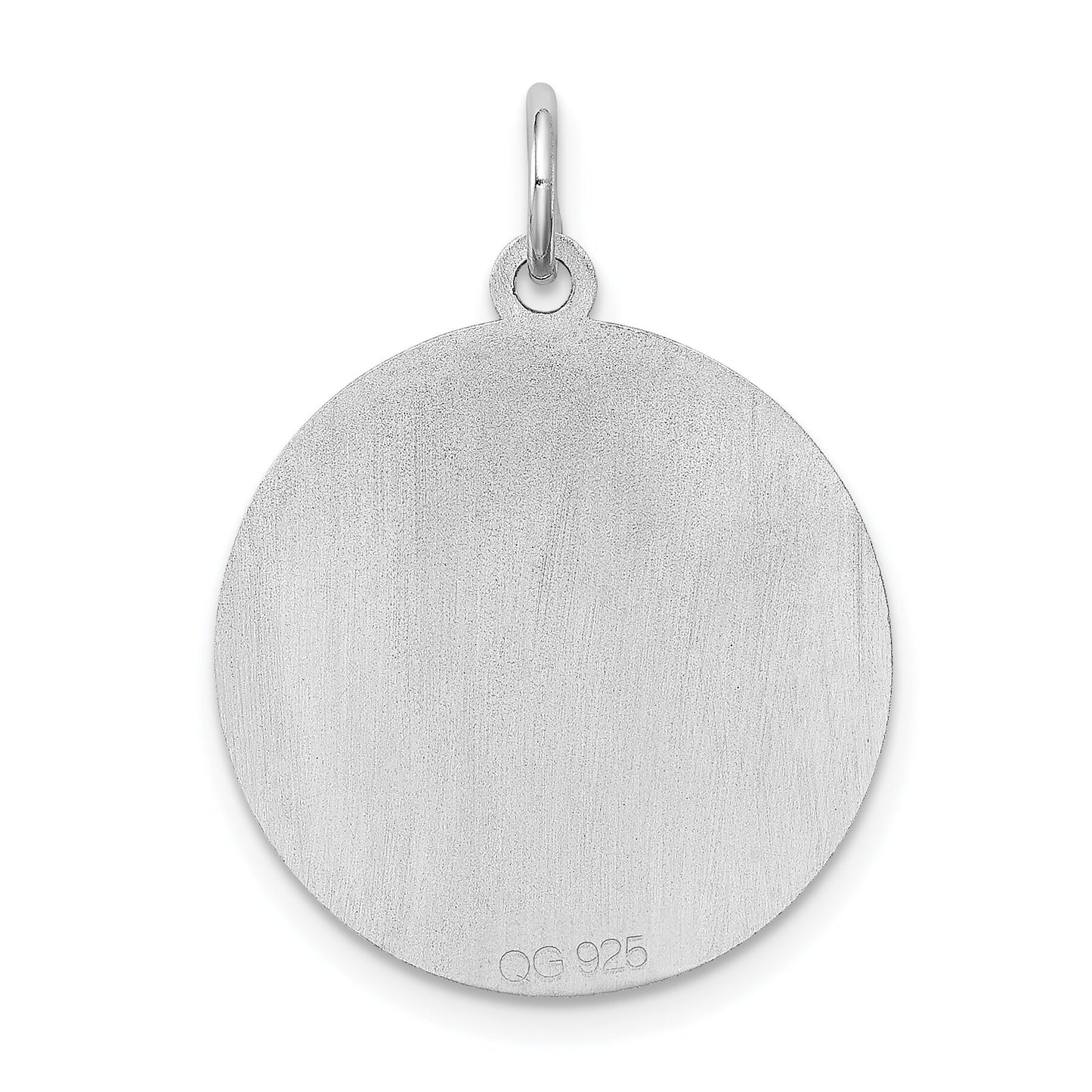 Sterling Silver West Highland Terrier Disc Charm