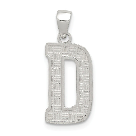 Sterling Silver Initial D Charm