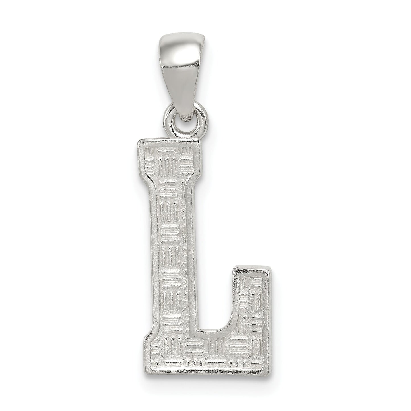 Sterling Silver Initial L Charm