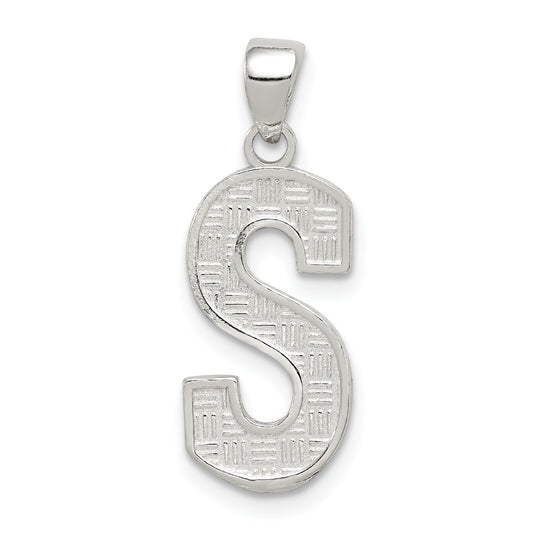 Sterling Silver Initial S Charm