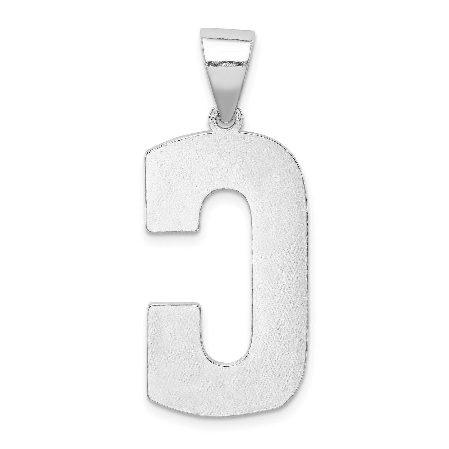 Sterling Silver Initial C Charm