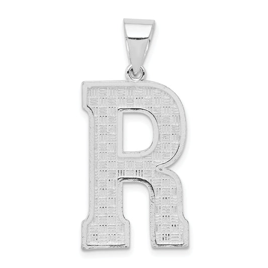 Sterling Silver Initial R Charm