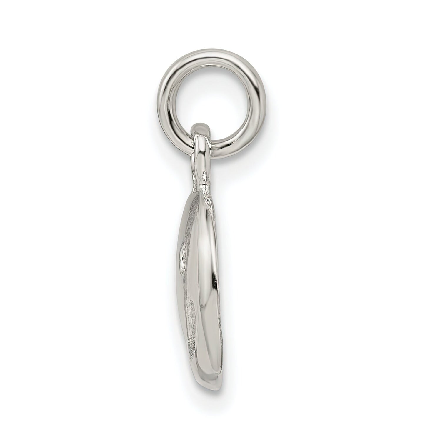 Sterling Silver Happy Face Charm Pendant Smiling Smiley