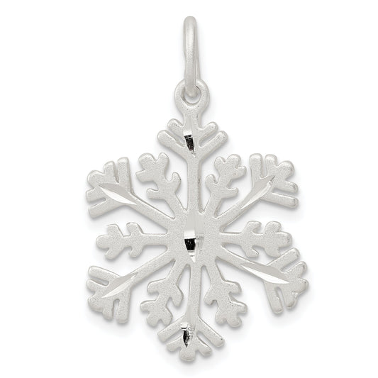 Sterling Silver Snowflake Charm