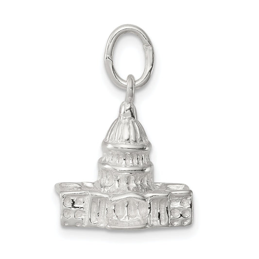 Sterling Silver Capitol Building Charm