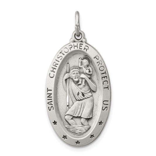 Sterling Silver Saint Christopher Medal