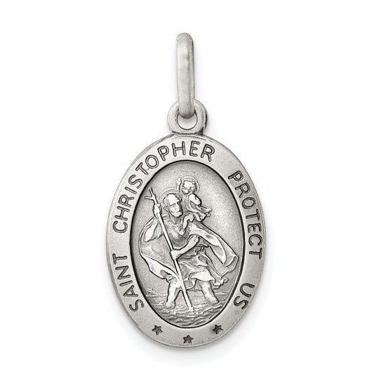 Sterling Silver Saint Christopher Medal
