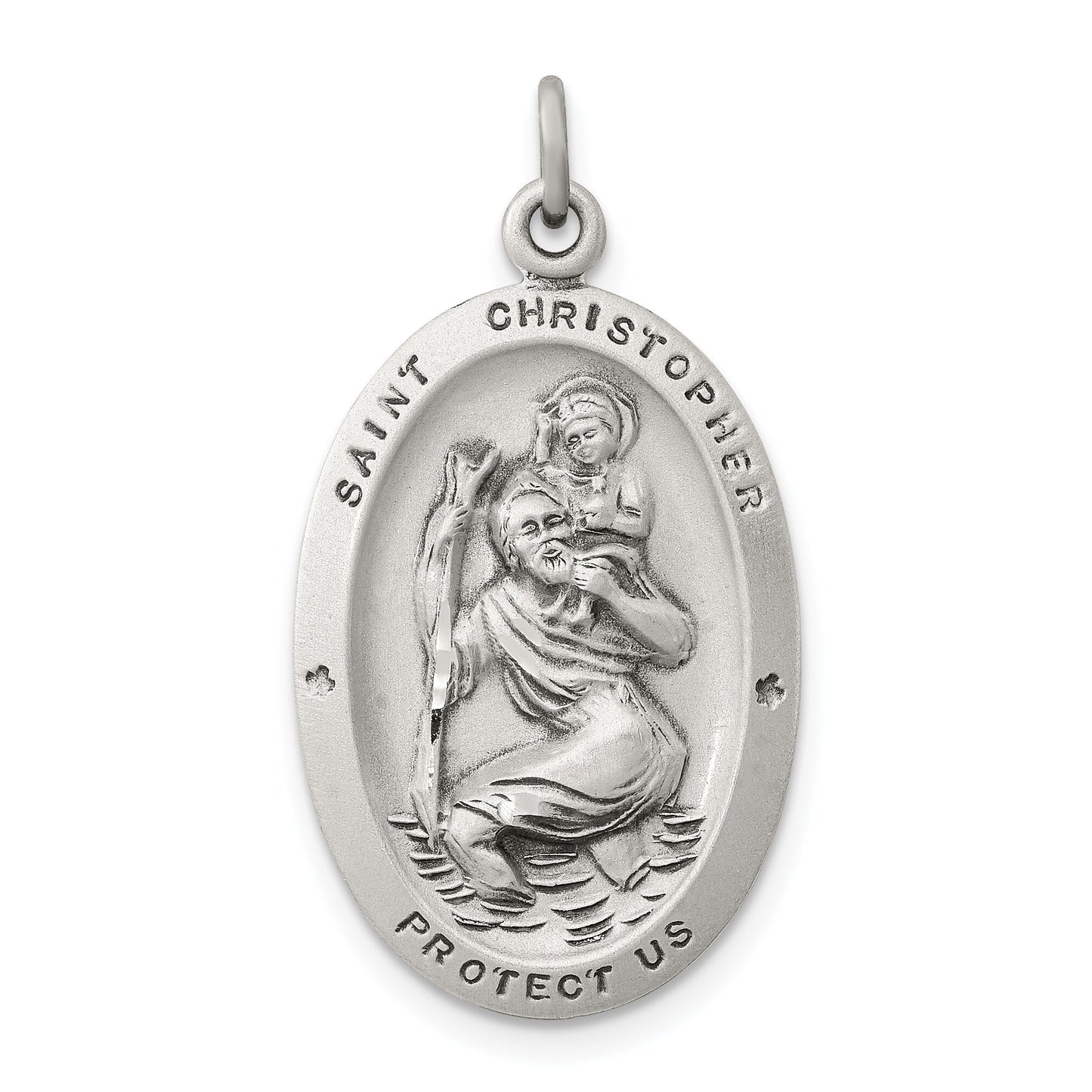 Sterling Silver Saint Christopher Medal