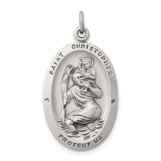 Sterling Silver Saint Christopher Medal
