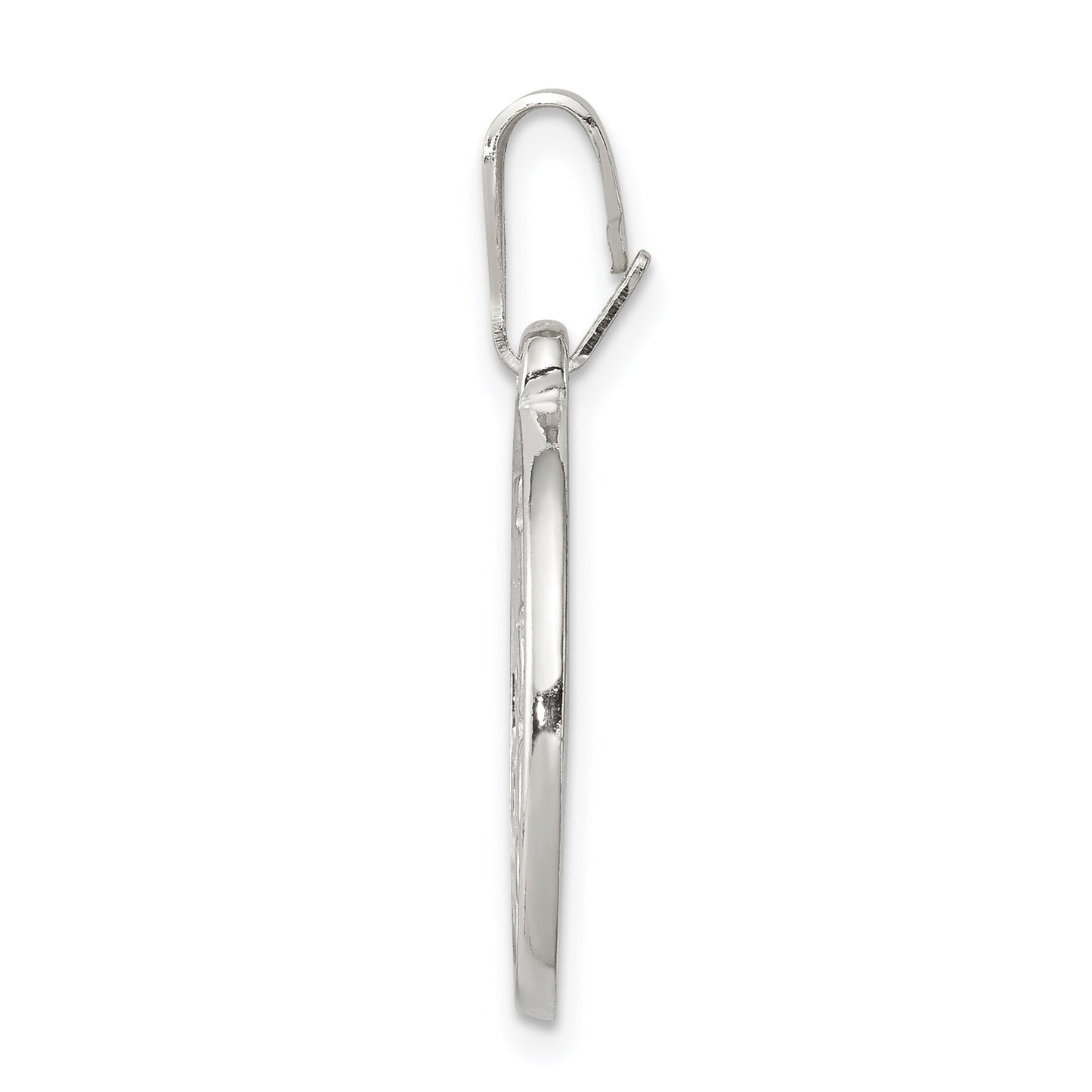 Sterling Silver RN Caduceus Charm Pendant Jewelry