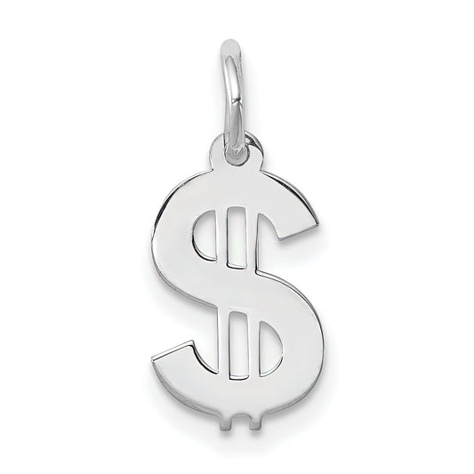 Sterling Silver Dollar Sign Charm