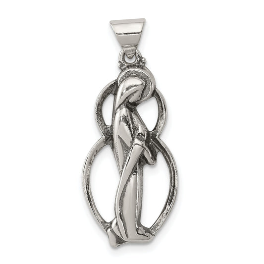 Sterling Silver Virgin Mary Charm