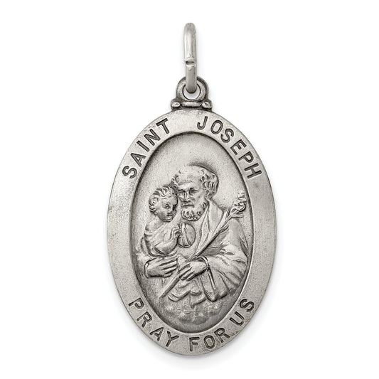 Sterling Silver Saint Joseph Medal