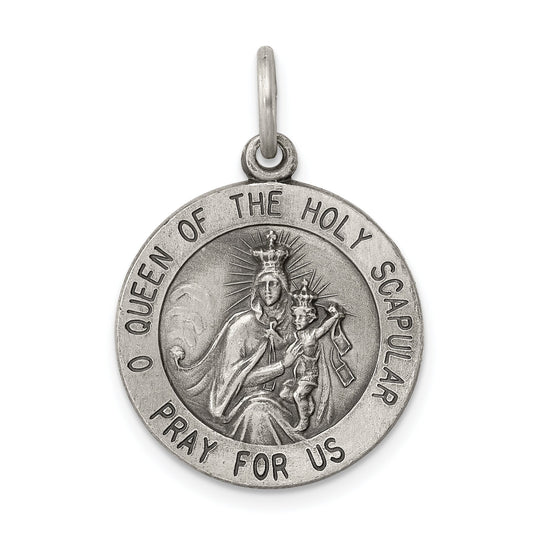 Sterling Silver Scapular Medal