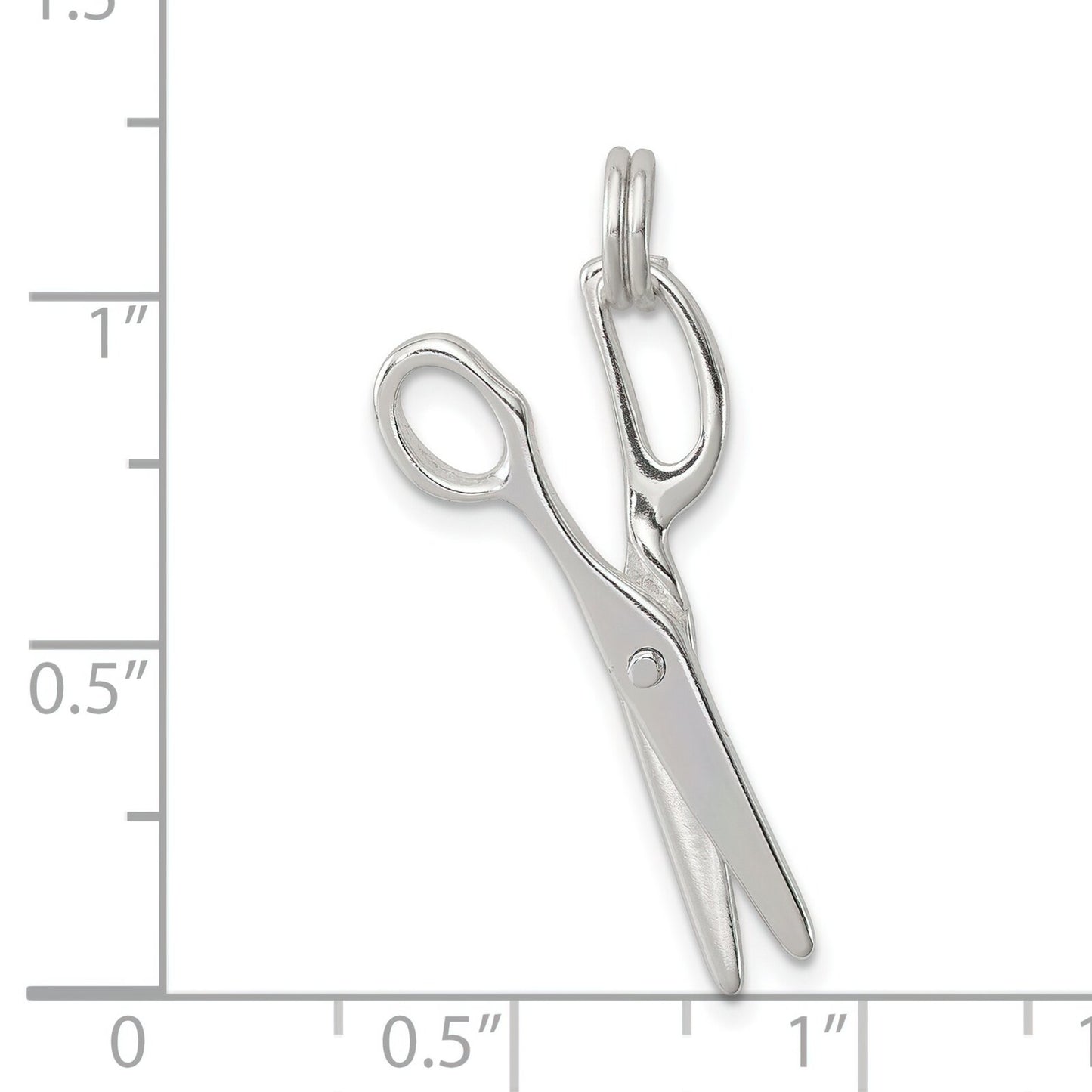 Sterling Silver Scissors Charm