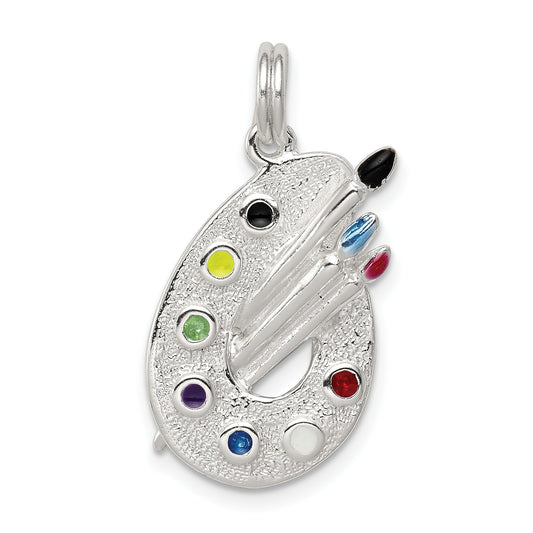Sterling Silver Paint Brush Charm