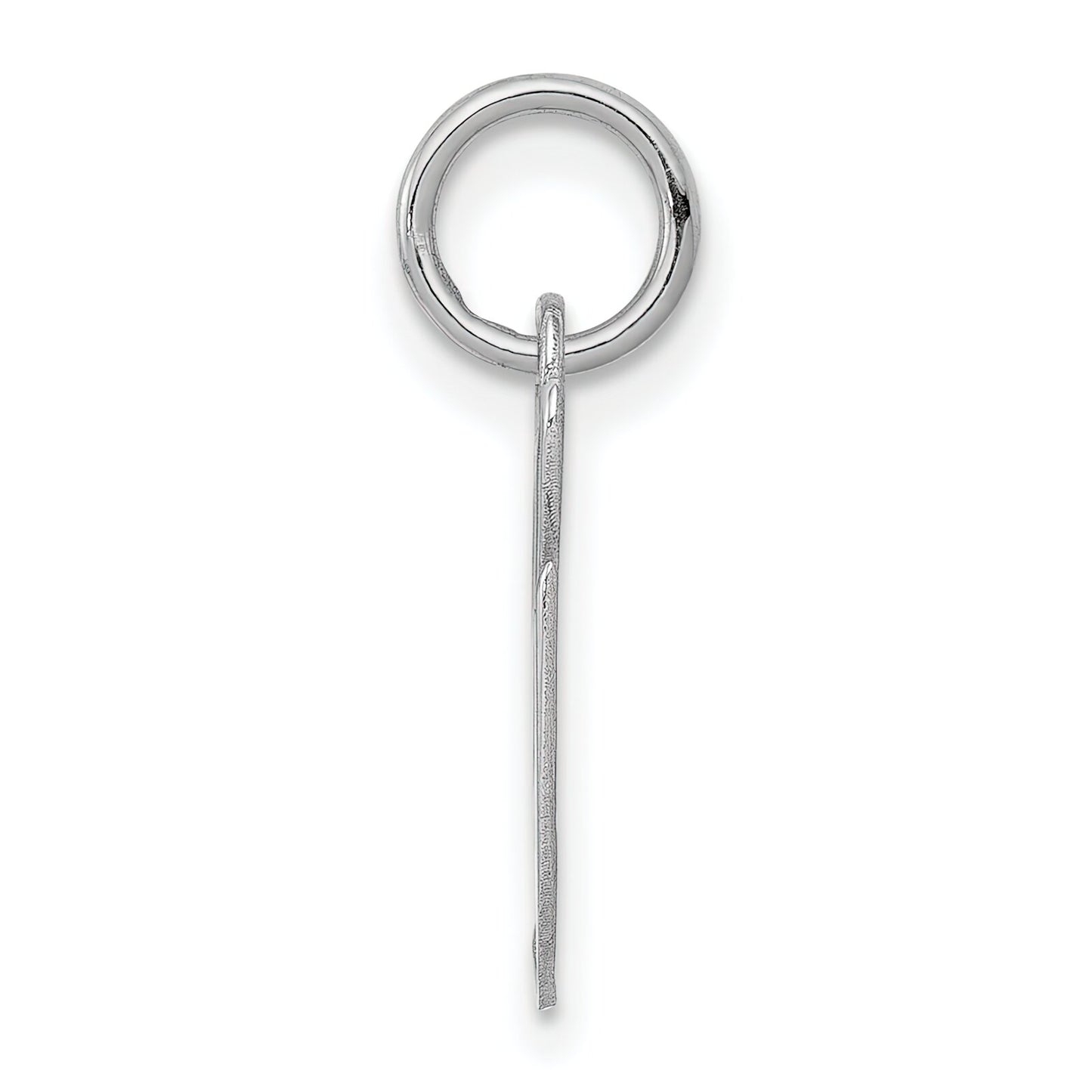 Sterling Silver Small Script Initial G Charm