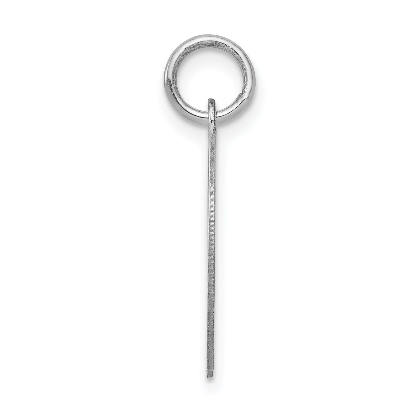 Sterling Silver Cursive Initial D Charm
