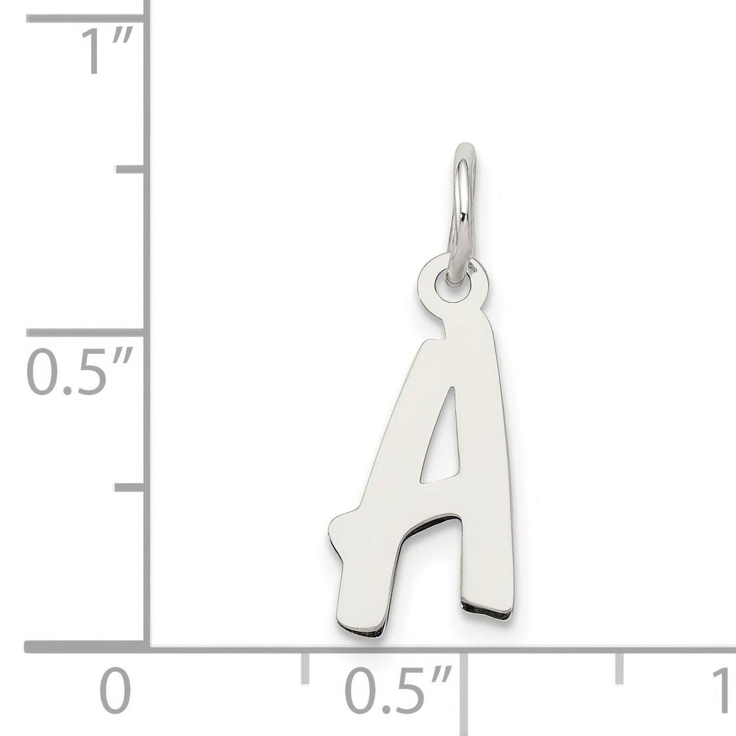 Sterling Silver Small Initial A Charm