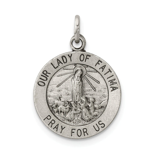 Sterling Silver Our Lady of Fatima Medal