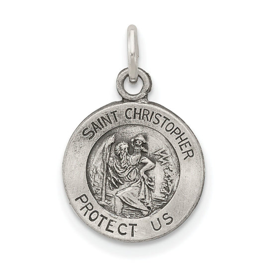 Sterling Silver Saint Christopher Medal