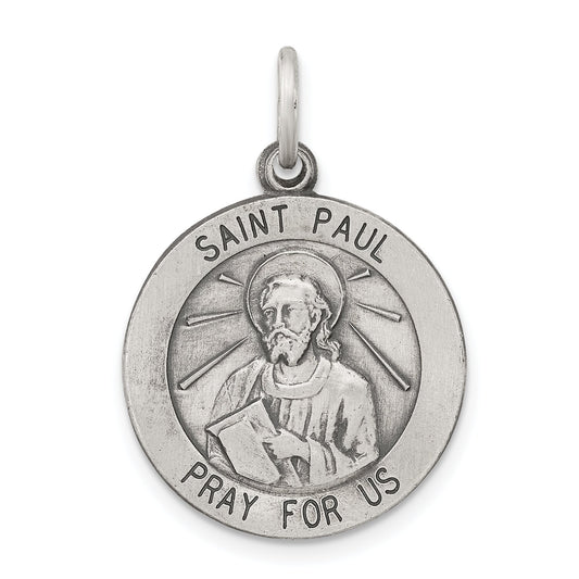 Sterling Silver Saint Paul Medal