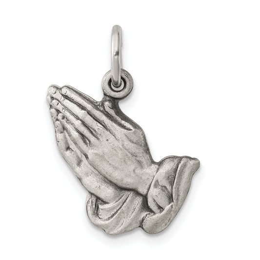 Sterling Silver Praying Hands Charm