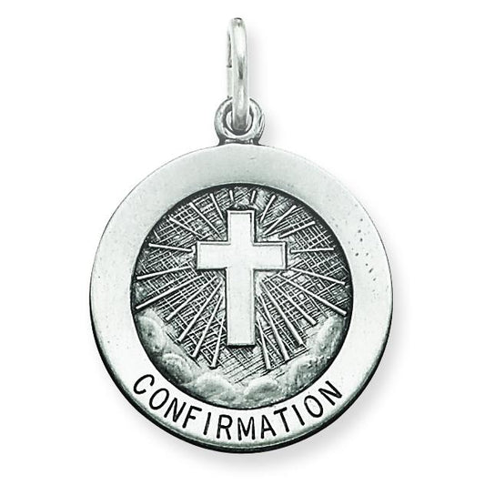 Sterling Silver Confirmation Medal