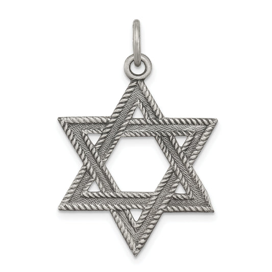 Sterling Silver Star of David Pendant