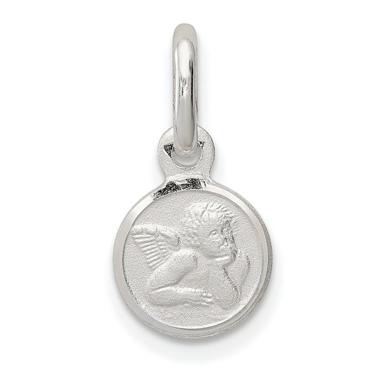 Sterling Silver Angel in Circle Charm