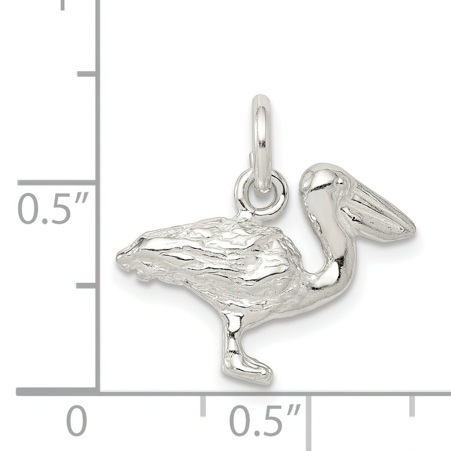 Sterling Silver Pelican Charm