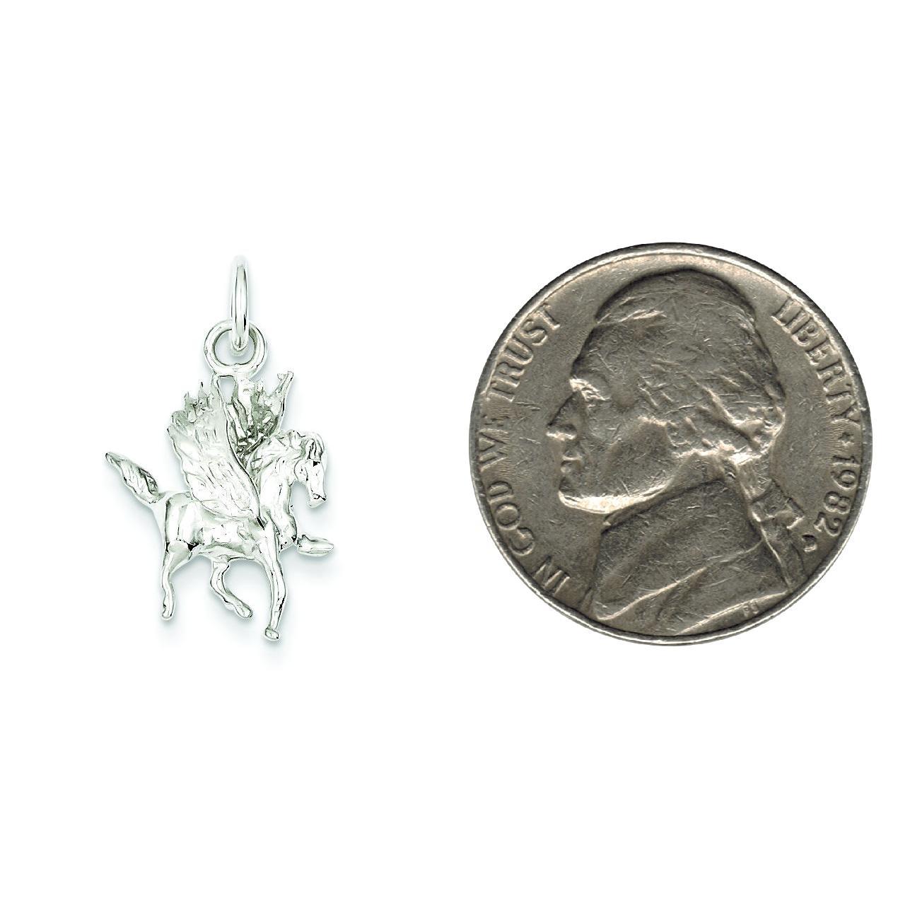 Sterling Silver Pegasus Charm